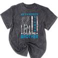 My Favorite Airman Calls Me Brother Airman Graduation Premium Tri-Blend Mineral Wash Tshirts Mineral Black
