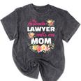 My Favorite Lawyer Calls Me Mom Graduation Mineral Wash Tshirts Mineral Black