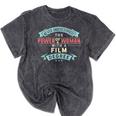 Film Degree Major Shirt Strong Woman Graduation Mineral Wash Tshirts Mineral Black