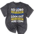 First Day School 7th Grade 6th Grade Graduation Mineral Wash Tshirts Mineral Black