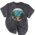 Fish Bowl Frutiger Aero Y2K Retro Vibes Mineral Wash Tshirts Mineral Black