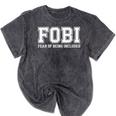 FOBI Fear Of Being Excluded Introverts Mineral Wash Tshirts Mineral Black FOBI Fear Of Being Excluded Introverts Mineral Wash Tshirts Mineral Black