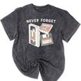 Never Forget VHS Tape Cassette Floppy Disk Nostalgia 80s 90s Mineral Wash Tshirts Mineral Black Never Forget VHS Tape Cassette Floppy Disk Nostalgia 80s 90s Mineral Wash Tshirts Mineral Black