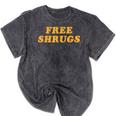 Free Shrugs Don't Care Introvert Mineral Wash Tshirts Mineral Black Free Shrugs Don't Care Introvert Mineral Wash Tshirts Mineral Black
