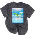 Frutiger Aero Aesthetics Mineral Wash Tshirts Mineral Black