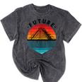 Future Archaeologist Pyramid Archaeology Student Graduation Mineral Wash Tshirts Mineral Black