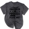 Future Chiropractor Graduation Chiropractic Student Graduate Mineral Wash Tshirts Mineral Black