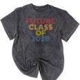 Future Class Of 2038 Graduation Mineral Wash Tshirts Mineral Black