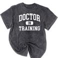 Future Doctor In Training Medical Med School MD Graduation Mineral Wash Tshirts Mineral Black
