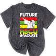 Future HBCU African American Gradute Graduation Mineral Wash Tshirts Mineral Black