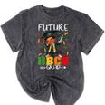 Future HBCU Grad History Boy Graduation HBCU Kids Mineral Wash Tshirts Mineral Black