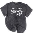 Future Lawyer Law School Graduation Law Student Mineral Wash Tshirts Mineral Black