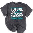 FUTURE MARINE BIOLOGIST MAKING WAVES Graduation T-Shirt Mineral Wash Tshirts Mineral Black