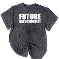 Future Orthodontist Student Graduation Graduate Mineral Wash Tshirts Mineral Black