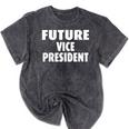 Future Vice President Graduation Mineral Wash Tshirts Mineral Black