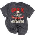 Gen X The Badass Generation Generation X Gen Xer Nostalgia Mineral Wash Tshirts Mineral Black