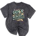 Gen X Lots Of Memories No Evidence Nostalgia Throwback Quote Mineral Wash Tshirts Mineral Black