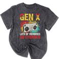 Gen X Lots Of Memories No Evidence Retro Nostalgia Humor Mineral Wash Tshirts Mineral Black Gen X Lots Of Memories No Evidence Retro Nostalgia Humor Mineral Wash Tshirts Mineral Black