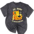 Go Away I'm Introverting Cat Coffee Headphones Mineral Wash Tshirts Mineral Black Go Away I'm Introverting Cat Coffee Headphones Mineral Wash Tshirts Mineral Black