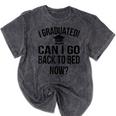 Can I Go Back To Bed Graduation 2021 Mineral Wash Tshirts Mineral Black