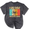 I Like Golf And Maybe 3 People Introvert Mineral Wash Tshirts Mineral Black I Like Golf And Maybe 3 People Introvert Mineral Wash Tshirts Mineral Black