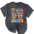 Goodbye 1st Grade Graduation To 2nd Grade But First Summer Mineral Wash Tshirts Mineral Black