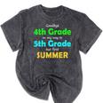 Goodbye 4th Grade On My Way To 5th Grade 2022 Graduation Mineral Wash Tshirts Mineral Black