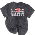 Goodbye 8th Grade Graduate Middle School Graduation Mineral Wash Tshirts Mineral Black
