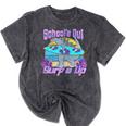 Goodbye School Hello Summer Last Day Of School Graduation Mineral Wash Tshirts Mineral Black