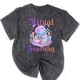 Goth Capybara Ramen Ritual Feasting Soft Introvert Art Mineral Wash Tshirts Mineral Black Goth Capybara Ramen Ritual Feasting Soft Introvert Art Mineral Wash Tshirts Mineral Black