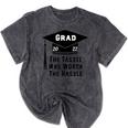 Grad 2022 Graduation Tassel Was Worth The Hassle Mineral Wash Tshirts Mineral Black