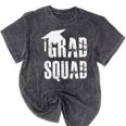 Grad Squad Graduate Graduation T-Shirt Graduation Idea Mineral Wash Tshirts Mineral Black