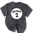 Graduate 2 Graduation Shirt Mineral Wash Tshirts Mineral Black