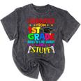 I Graduated From 1st Grade Graduation Matching Student Mineral Wash Tshirts Mineral Black