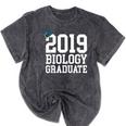 Graduation 2019 Biology Tshirt For Science Graduate Mineral Wash Tshirts Mineral Black