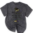 Graduation 2025 Degree Unlocked Adulting Still Loading Mineral Wash Tshirts Mineral Black