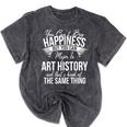 Graduation Art History Major Mineral Wash Tshirts Mineral Black
