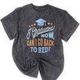 GRADUATION CLASS 2019 Now Back To Bed Senior Graduate Mineral Wash Tshirts Mineral Black