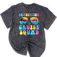 Graduation Cruise Squad Class Of 2025 Vacation Family Grad Mineral Wash Tshirts Mineral Black