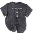 Graduation Decorations 2025 Class Of 2025 Graduate Mineral Wash Tshirts Mineral Black