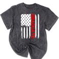 Graduation High School College Flag Graduate T Shirt 2018 Mineral Wash Tshirts Mineral Black