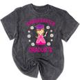 Graduation Kindergarten Last Day Of School Shirt Girls Mineral Wash Tshirts Mineral Black
