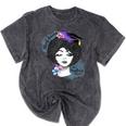 Graduation Masters Degree Woman Queen Graduate 2025 Mineral Wash Tshirts Mineral Black