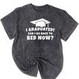 Graduation Motivation Joke University High School Student Mineral Wash Tshirts Mineral Black