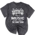 Graduation Music Major Mineral Wash Tshirts Mineral Black