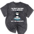 Graduation Not Saying I'm A Genius But I Did Graduate Mineral Wash Tshirts Mineral Black