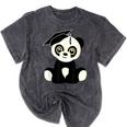 Graduation Panda Bear 2017 Graduate Graduation T-Sh Mineral Wash Tshirts Mineral Black