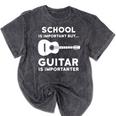 Graduation Shirt For Guitar Players & Band Member Mineral Wash Tshirts Mineral Black