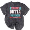 Graduation Shirt Straight Outta Preschool Class Of 2018 Tee Mineral Wash Tshirts Mineral Black