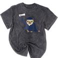 Graduation Sloth Lover T-Shirt Class Of 2019 Mineral Wash Tshirts Mineral Black